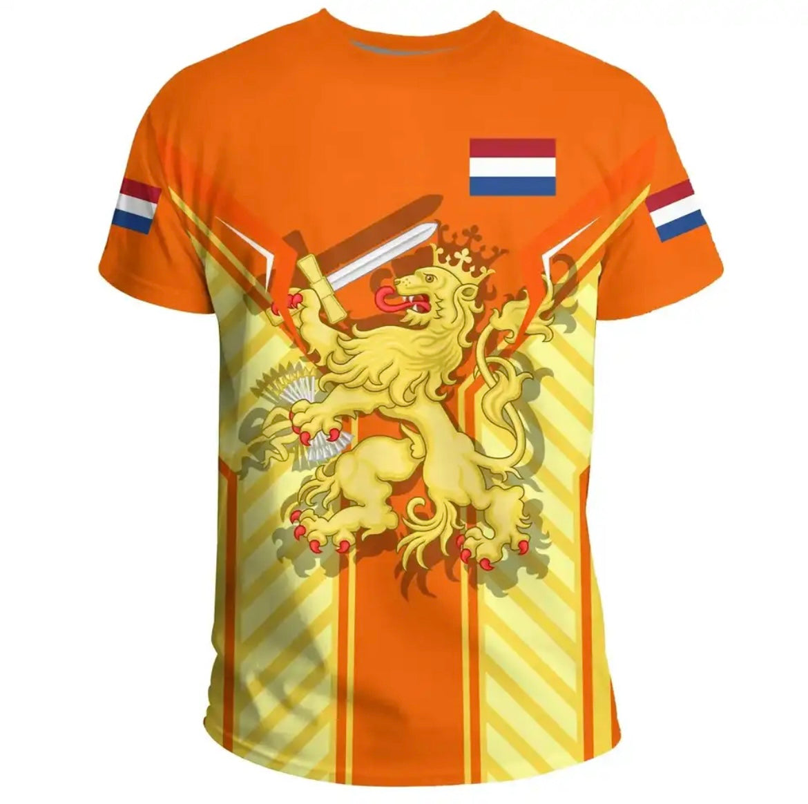 Oranje voetbal t-shirt’s