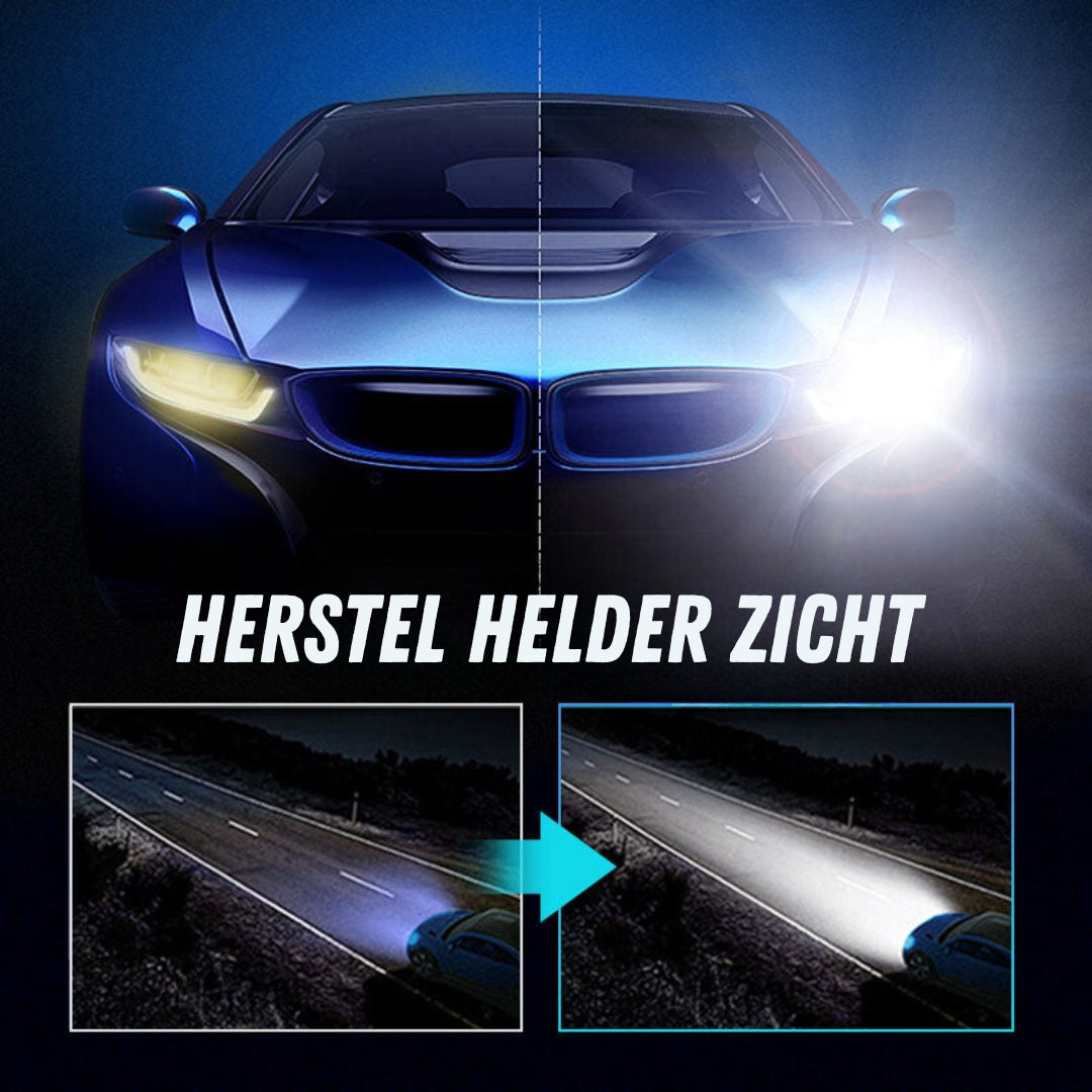 HeadlightHero komonka | De snelste manier naar glasheldere koplampen | 1+1 gratis