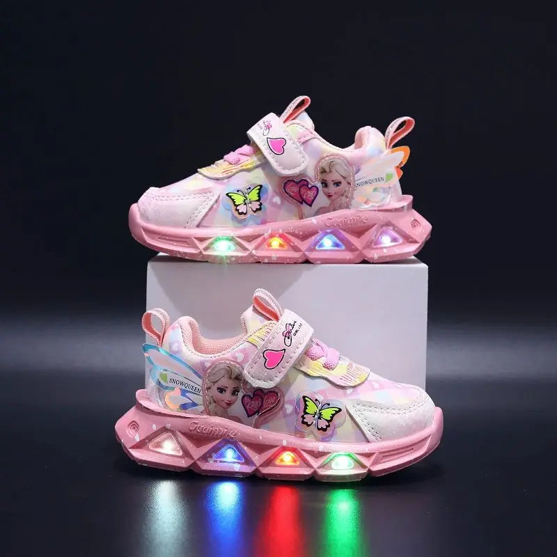 Led Sneakers Frozen Elsa