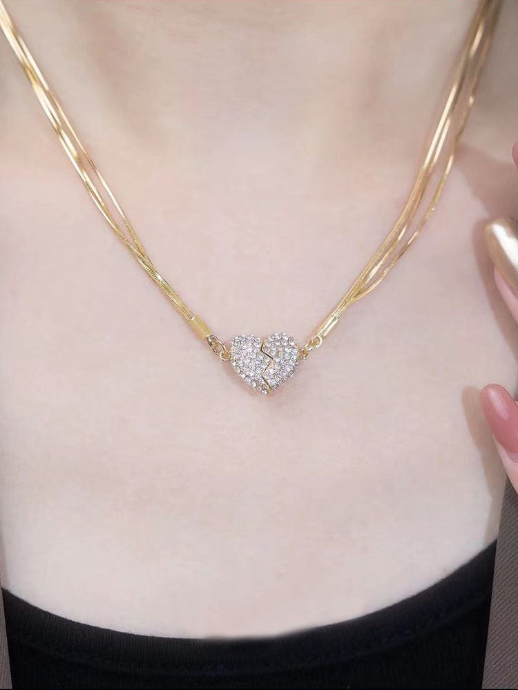 Beste Cadeau voor Haar - RSV Magneetketting met Hart