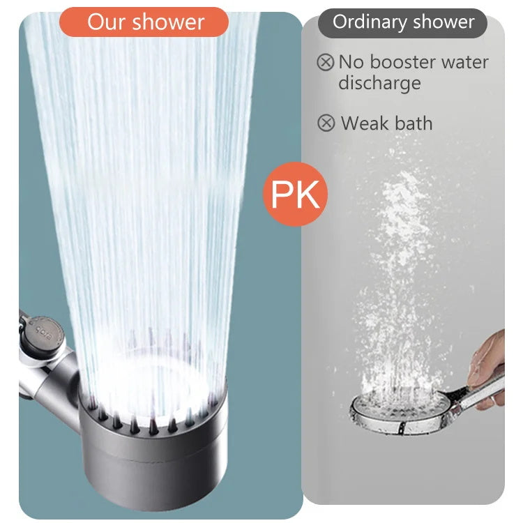 Berta® Shower - 4 in 1 Massage En Huid Schoonheid Multifunctionele Douchekop