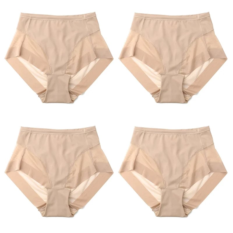 Naadloze bodyconslip met hoge taille - betaal 1 krijg 4 (4 packs)