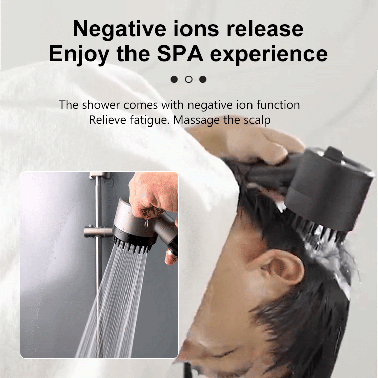 Berta® Shower - 4 in 1 Massage En Huid Schoonheid Multifunctionele Douchekop