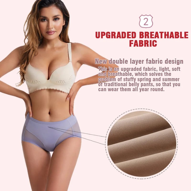 Naadloze bodyconslip met hoge taille - betaal 1 krijg 4 (4 packs)