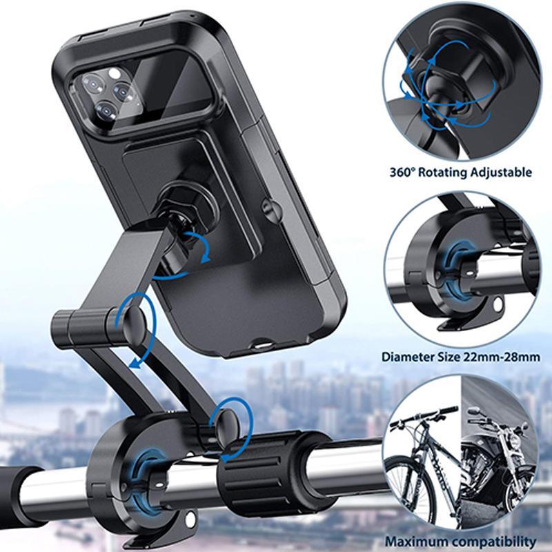 Waterdichte telefoonhouder voor fietsen en motorfietsen🔥 49% KORTING 🎁