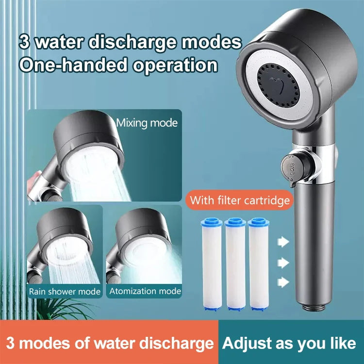 Berta® Shower - 4 in 1 Massage En Huid Schoonheid Multifunctionele Douchekop