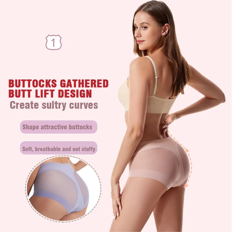 Naadloze bodyconslip met hoge taille - betaal 1 krijg 4 (4 packs)
