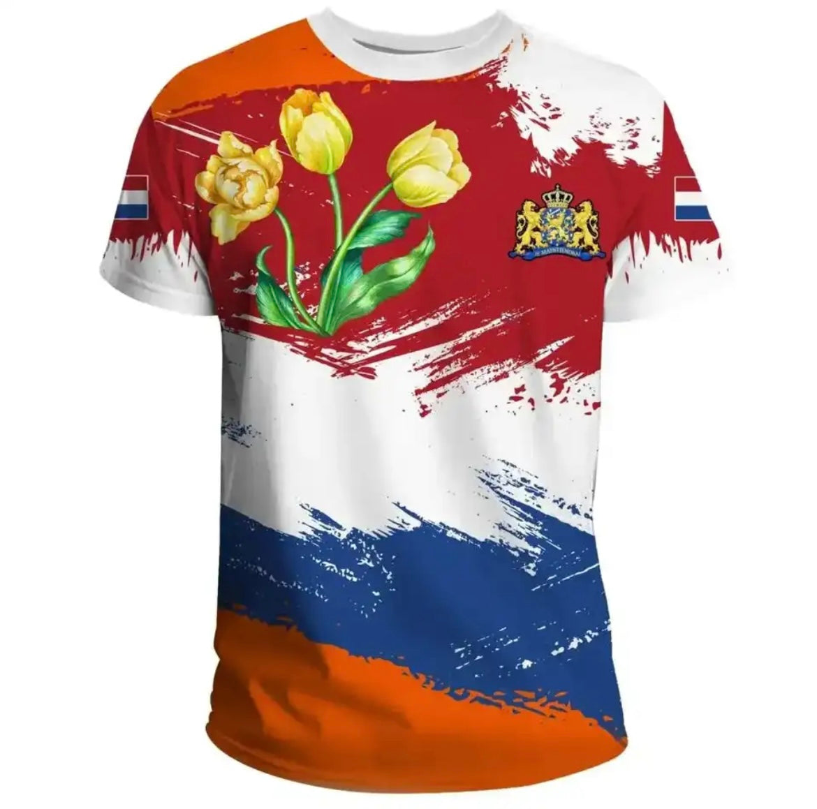 Oranje voetbal t-shirt’s