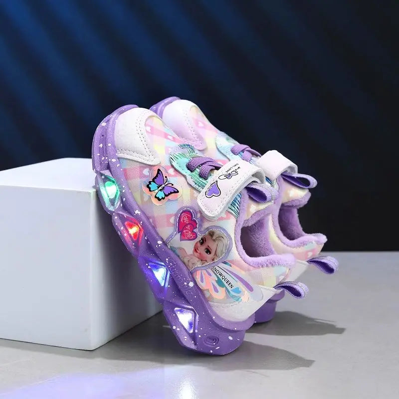 Led Sneakers Frozen Elsa