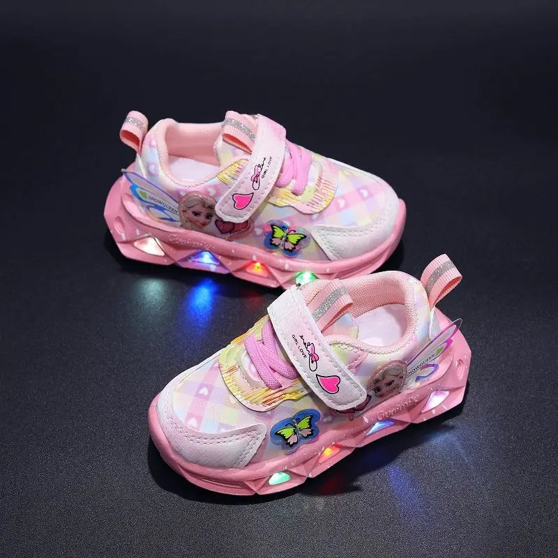 Led Sneakers Frozen Elsa
