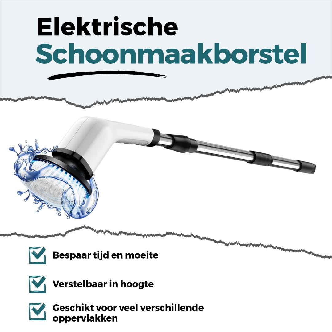 Elektrische Easy Schoonmaakborstel 7-delige set