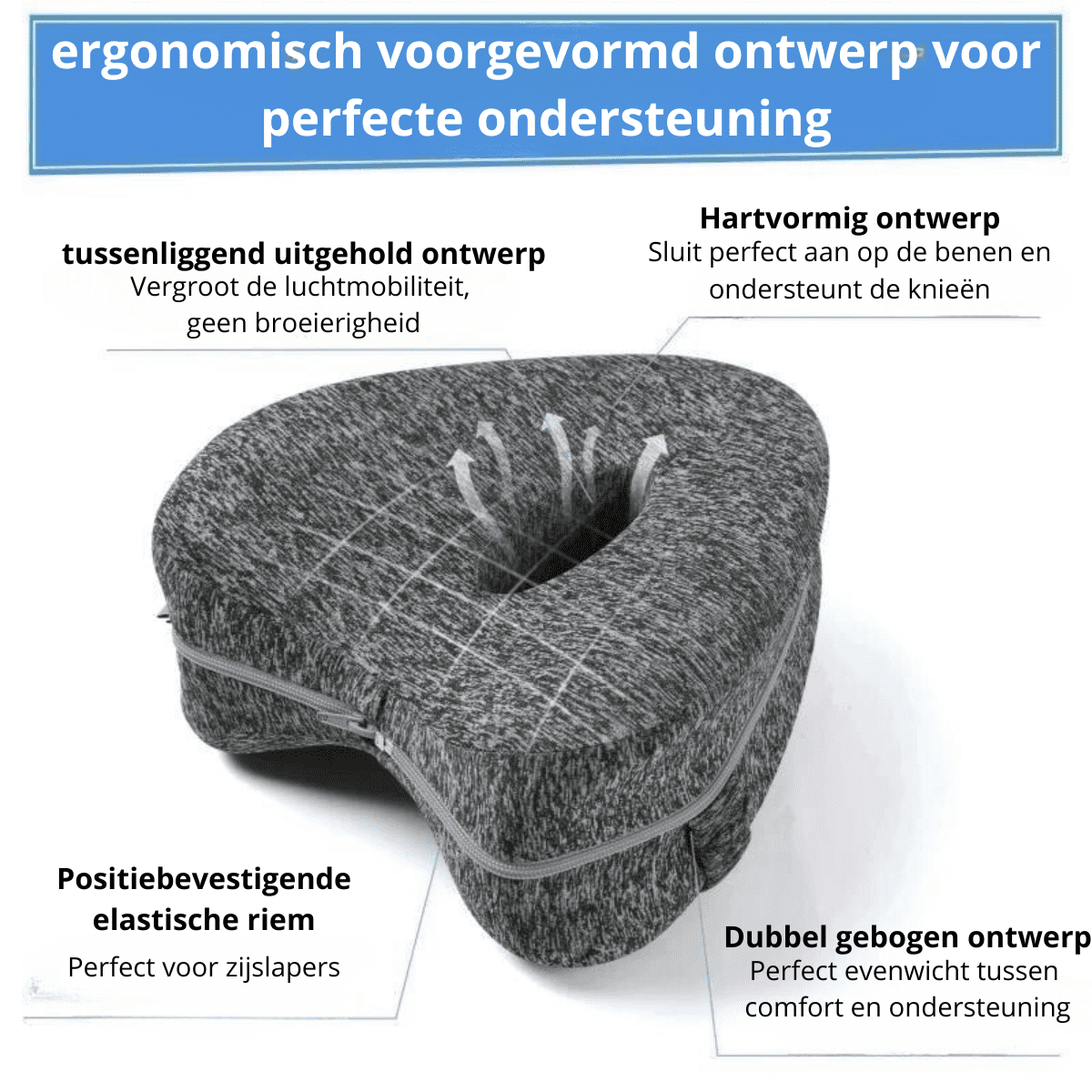 Komonka Heup kussen™ - Vermindert heup en rugklachten