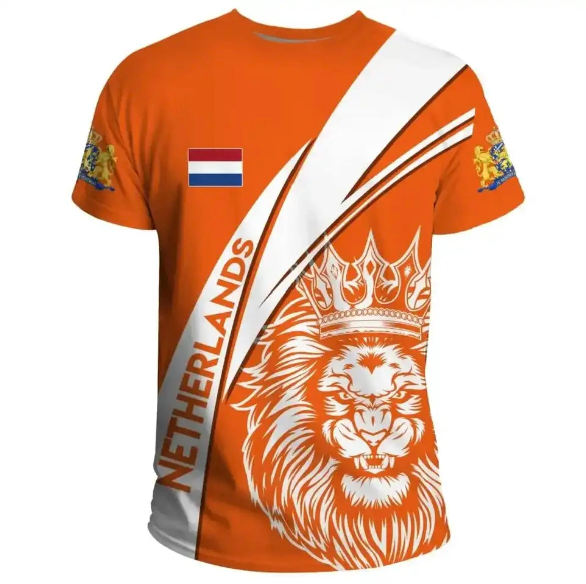 Oranje voetbal t-shirt’s