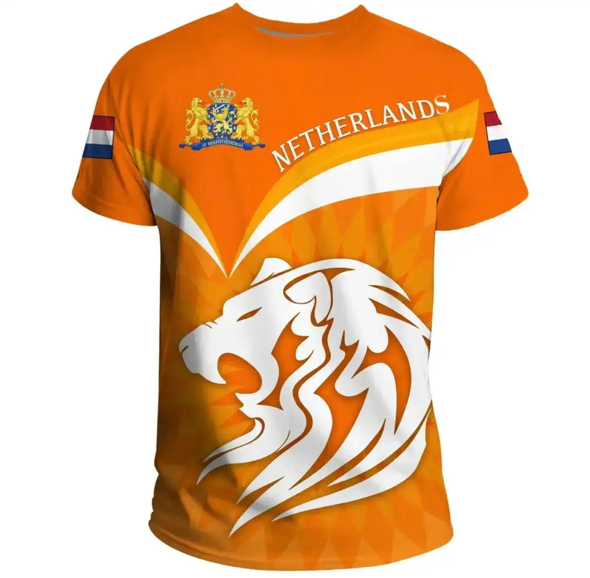 Oranje voetbal t-shirt’s