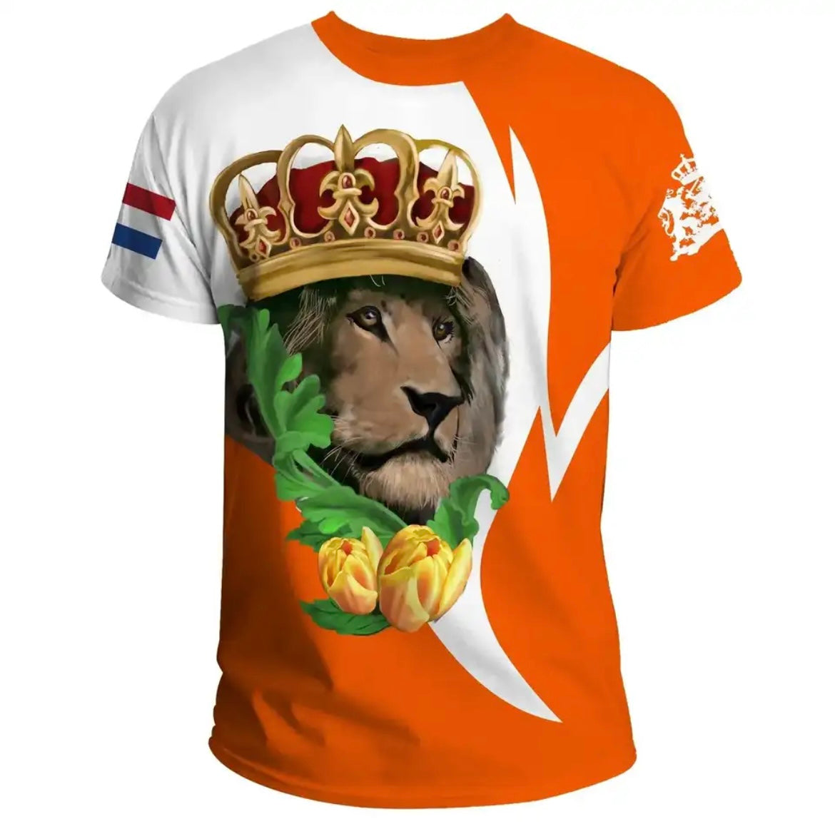 Oranje voetbal t-shirt’s