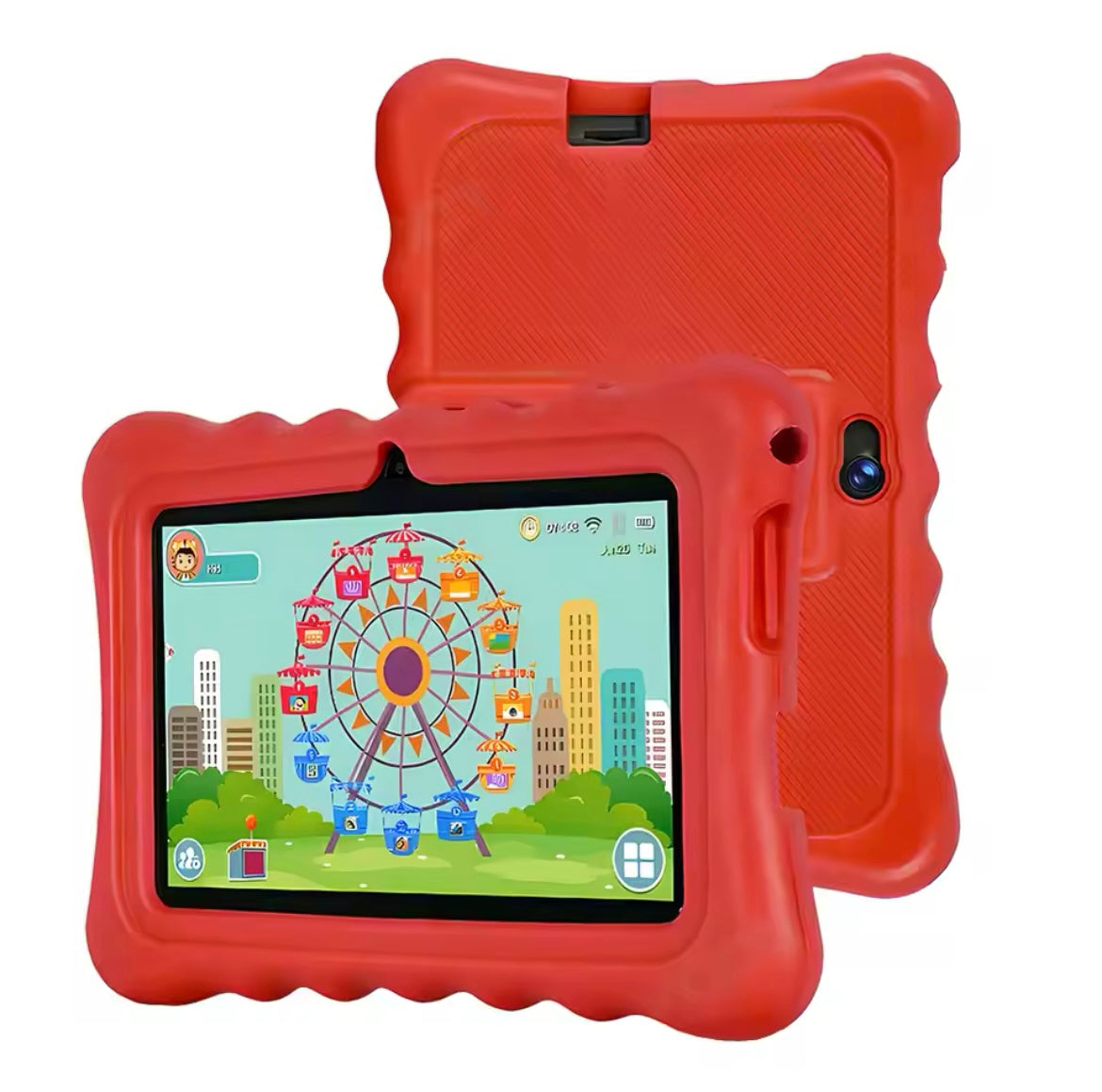 DEPLAY Kids Tablet SMART (7-8'') - Blauw - Rood - Roze
