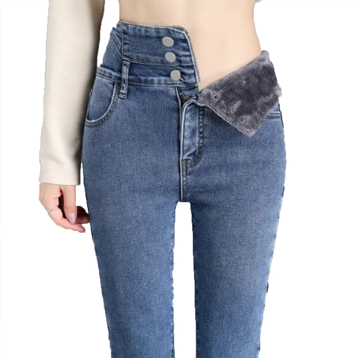 NU 1+1 Gratis | SoftMe Fleece Jeans