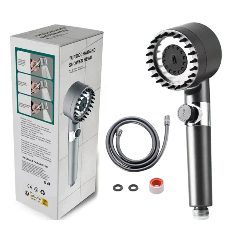 Berta® Shower - 4 in 1 Massage En Huid Schoonheid Multifunctionele Douchekop