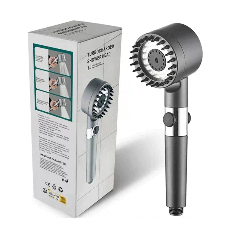 Berta® Shower - 4 in 1 Massage En Huid Schoonheid Multifunctionele Douchekop
