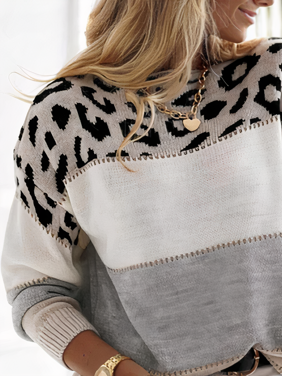 Nuda™ - Trui met panterprint