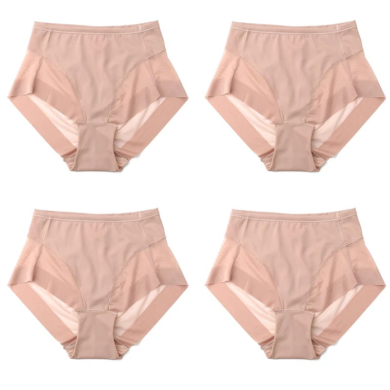 Naadloze bodyconslip met hoge taille - betaal 1 krijg 4 (4 packs)