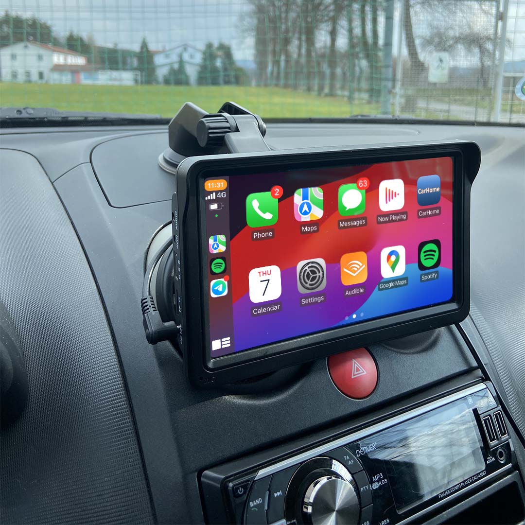 7-inch CarPlay display de Oplossing!